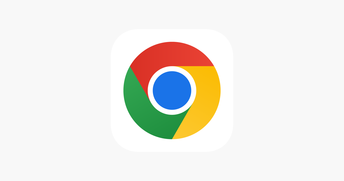 A logo of Chrome
