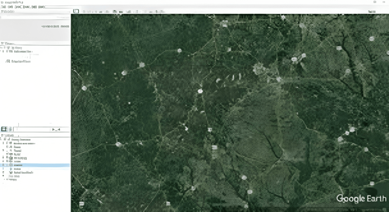 View from top on Google Earth