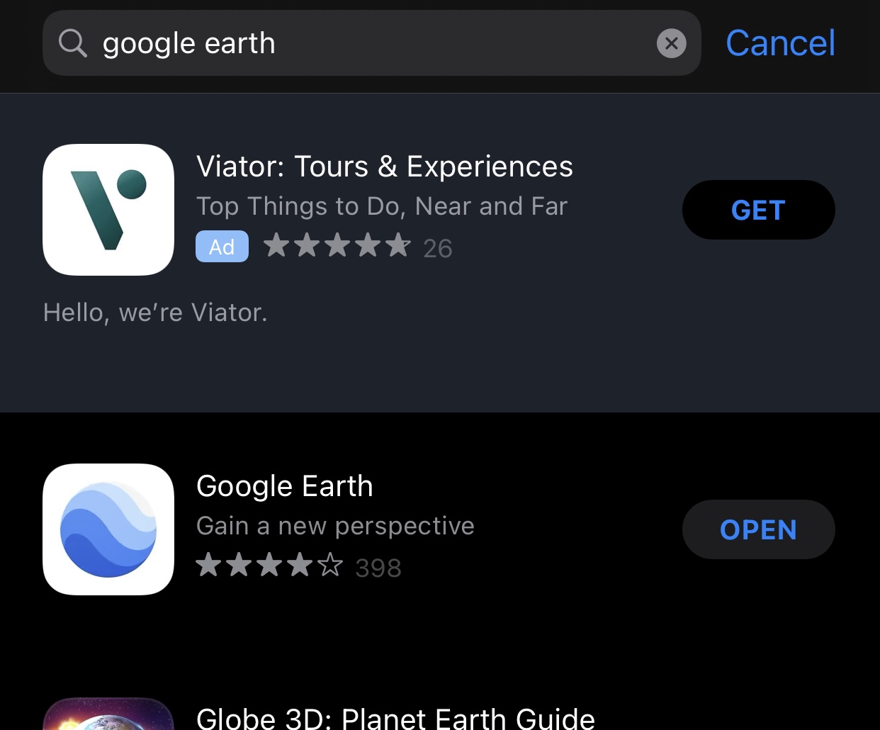 Google earth download iphone