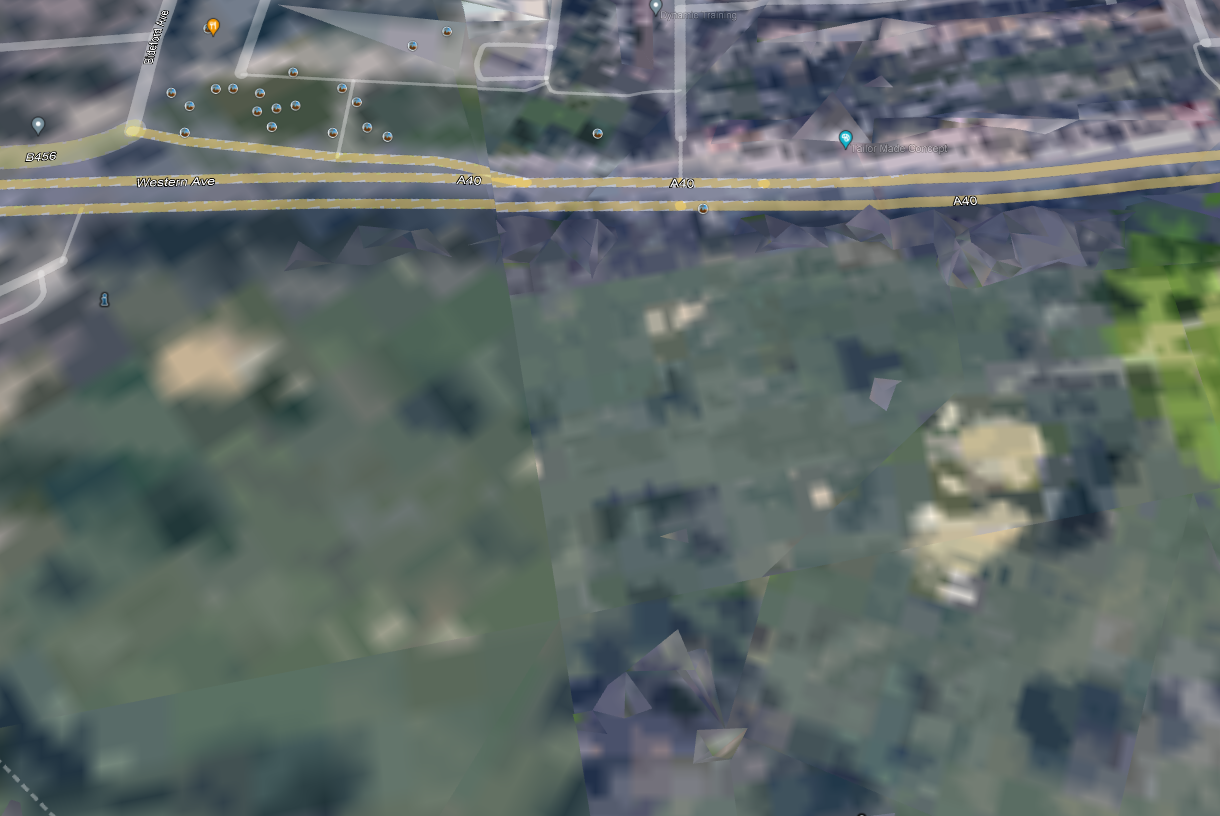 Google Earth blurry images