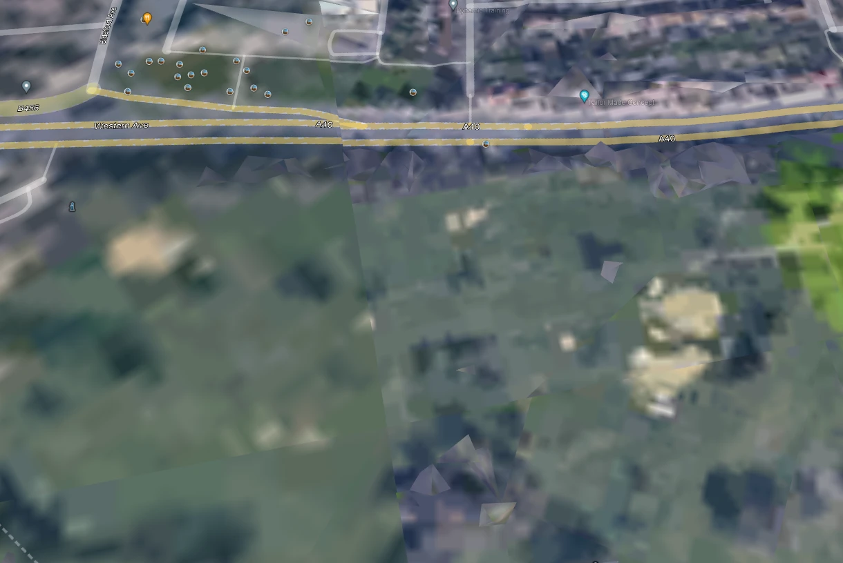 Google Earth blurry images