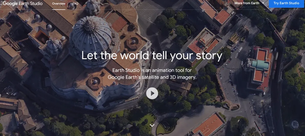 Google Earth studio