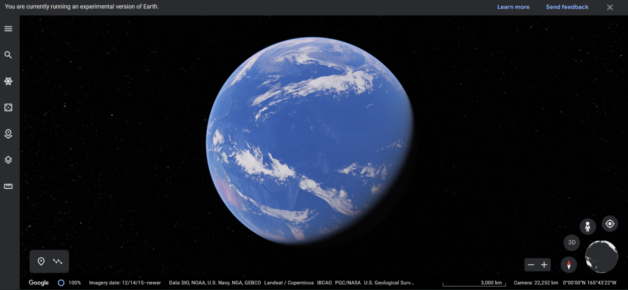 Google Earth website
