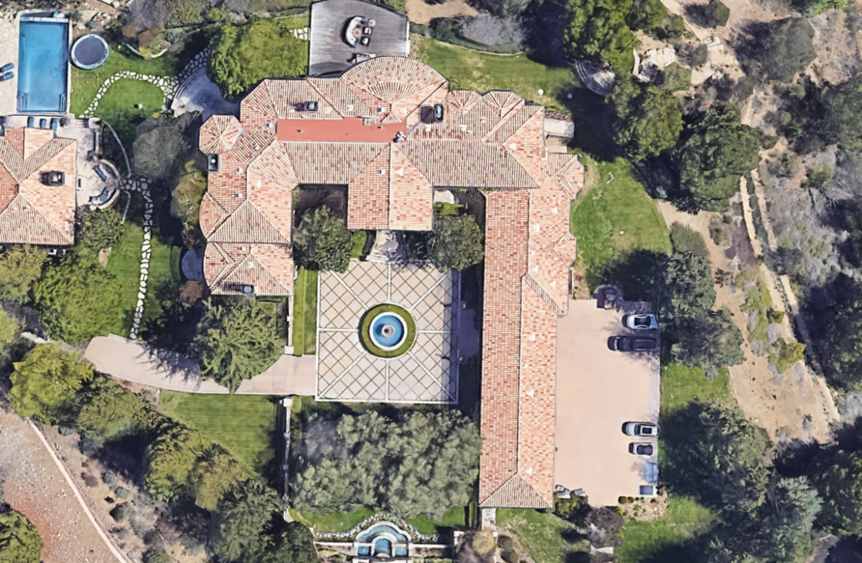 Britney Spear's House Upper View