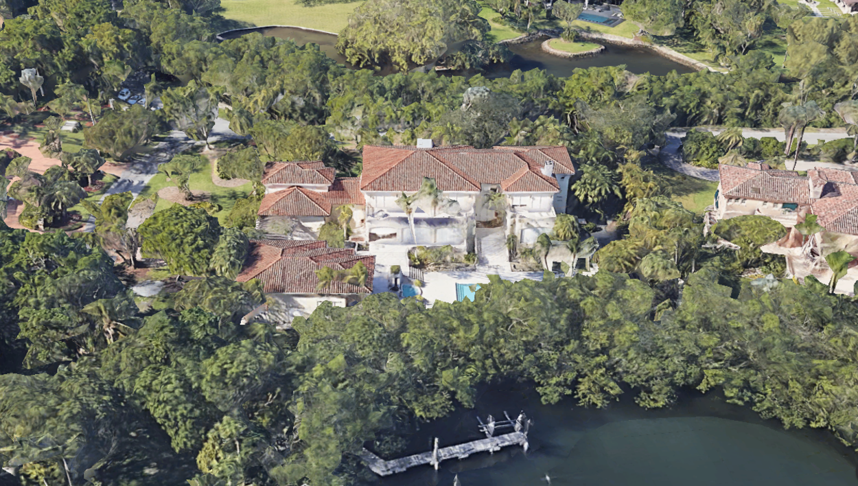 The Mansion via Google Earth