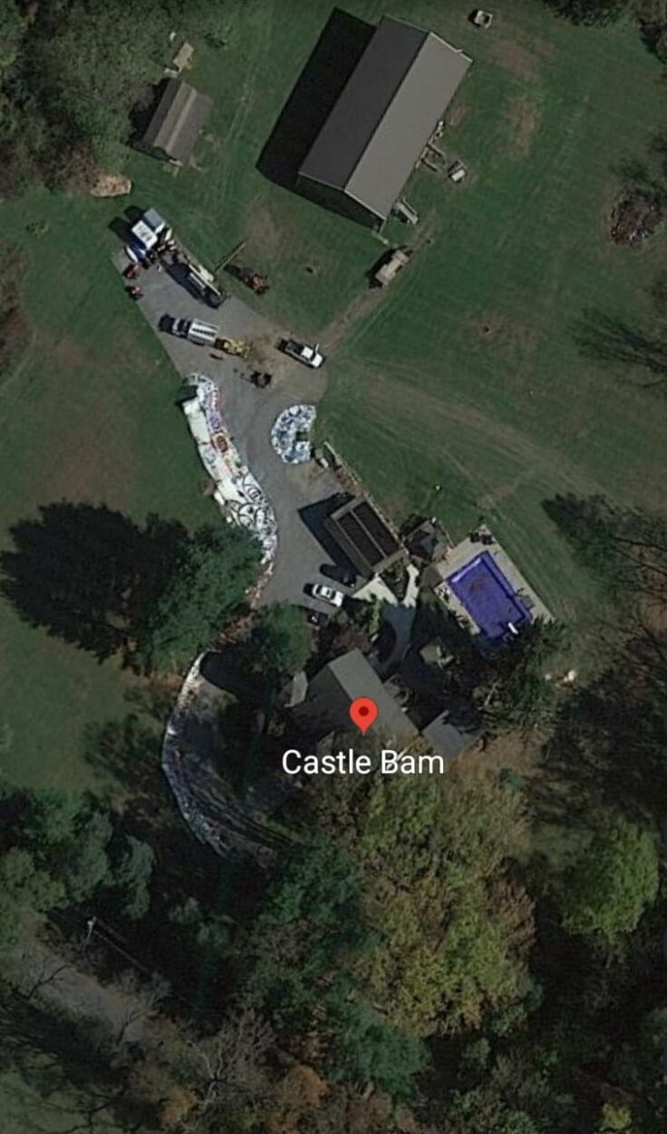 Exact location of Bam castle.