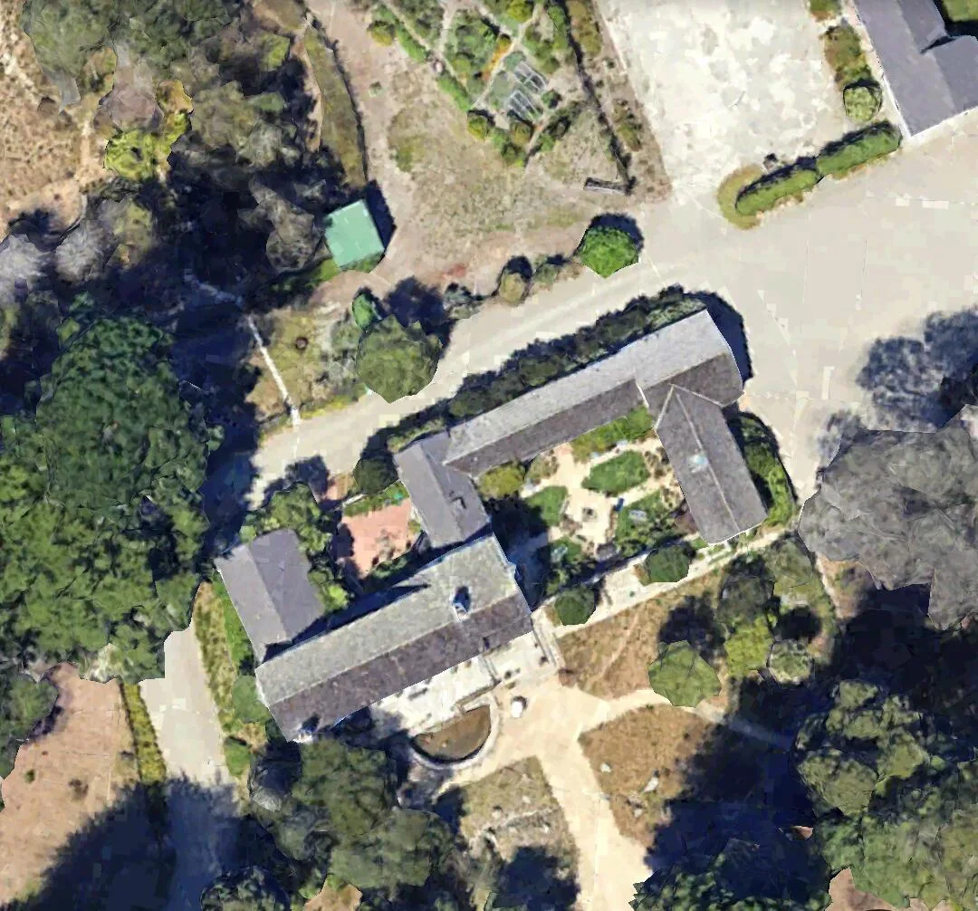 Clint Eastwood's Carmel Mansion/aerial shot.