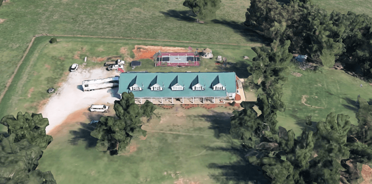 Duggar Family's House via Google Earth