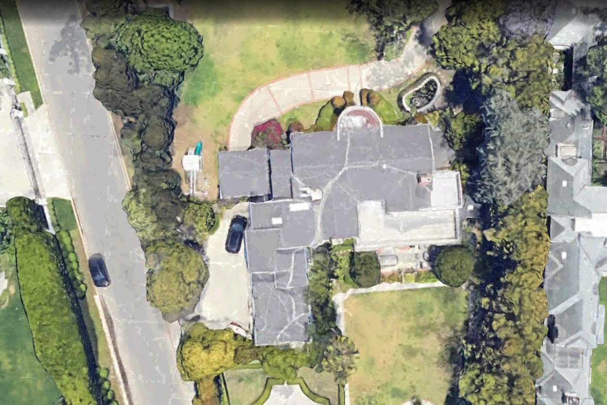 Satellite View Of Fresh Prince Of Bel-air Mansion