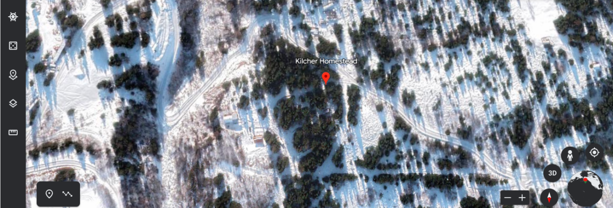 Image Credit: Google Earth (Aerial view of the filming location).