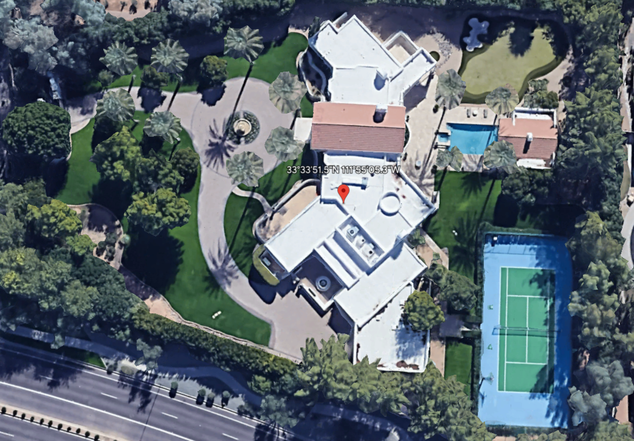 Upper View Of Charles Barkley House