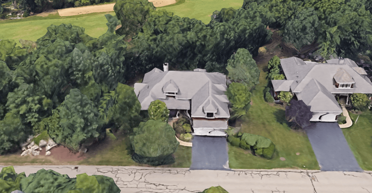 Bill Belichick's House via Google Earth