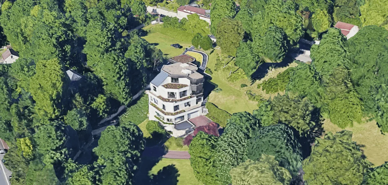 Neymar's Mansion via Google Earth