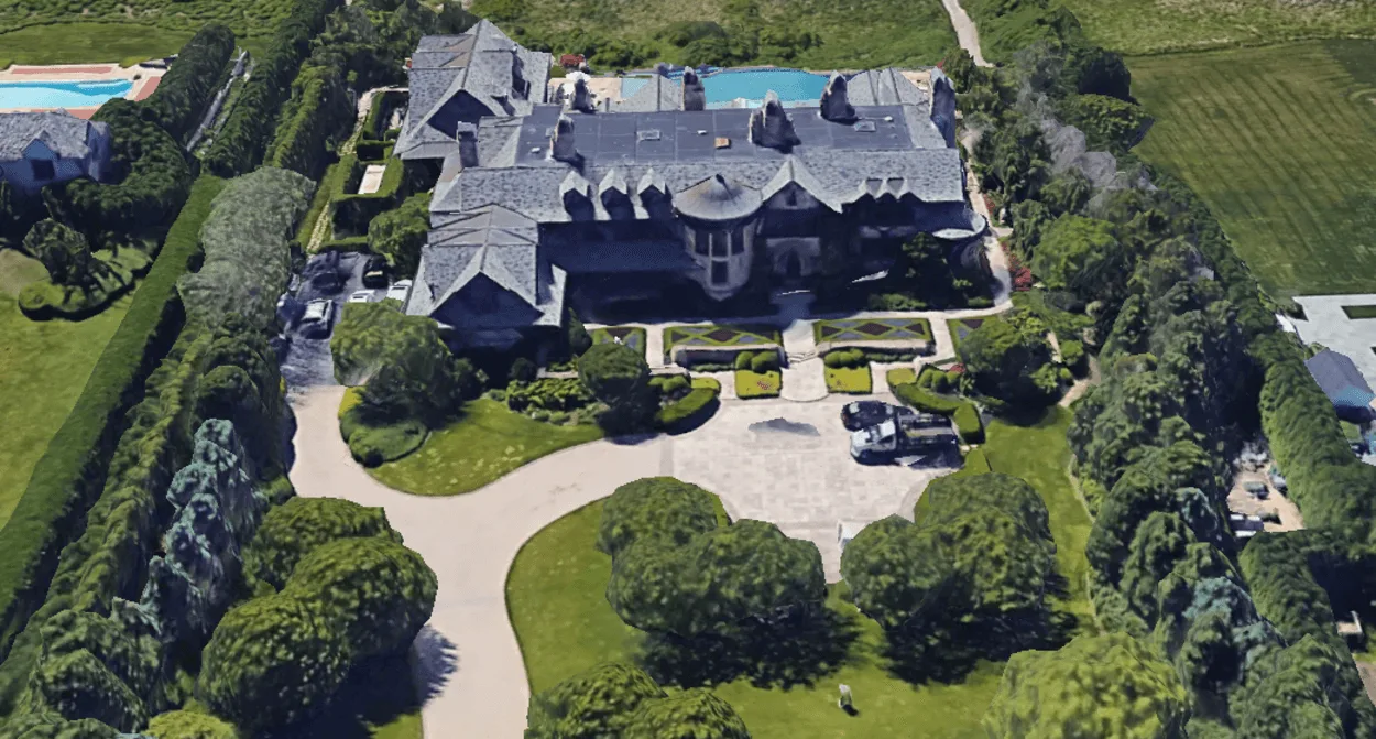 Howard Stern’s House via Google Earth