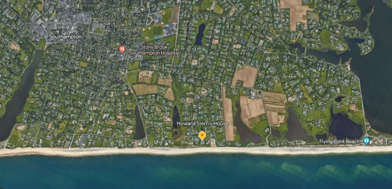 Southampton via Google Earth