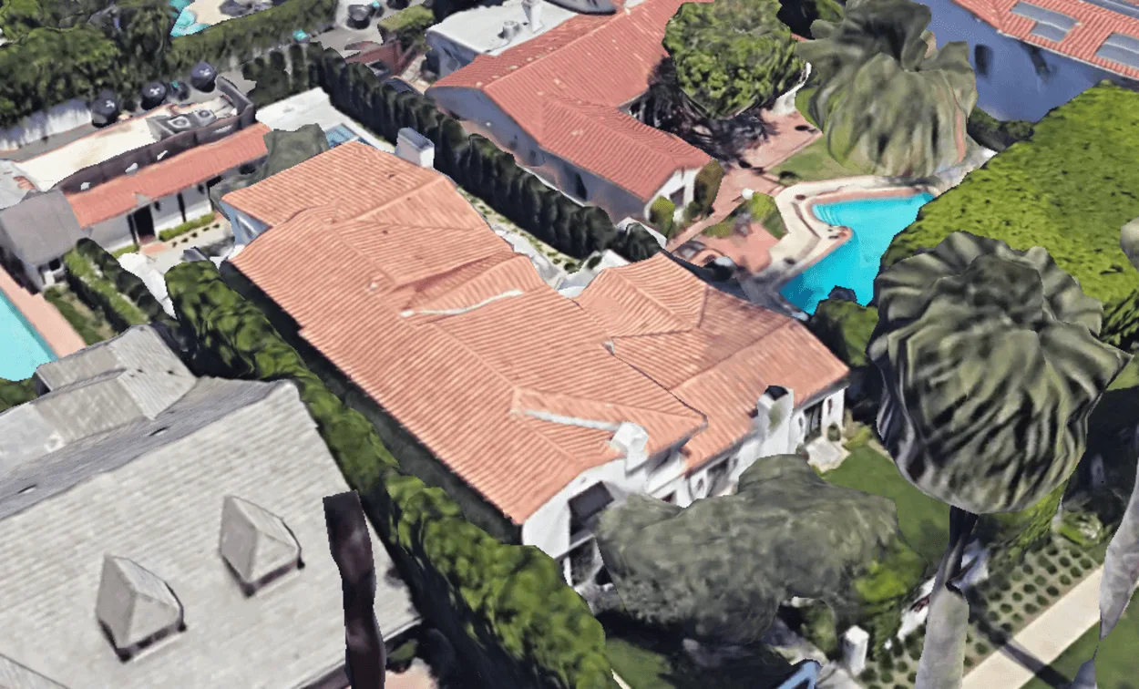 Tracy Tutor's House via Google Earth