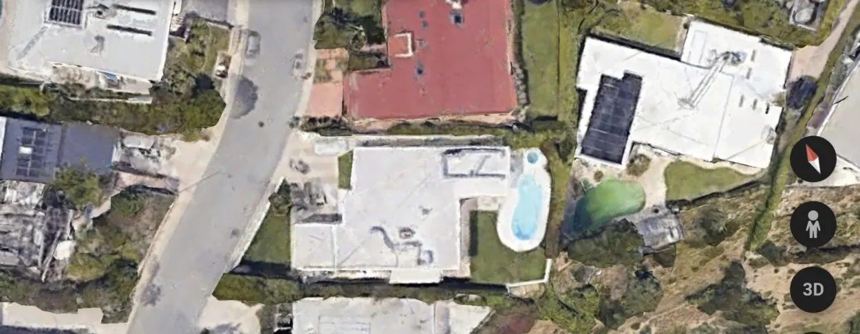 3D view of Nina Hartley's House in California