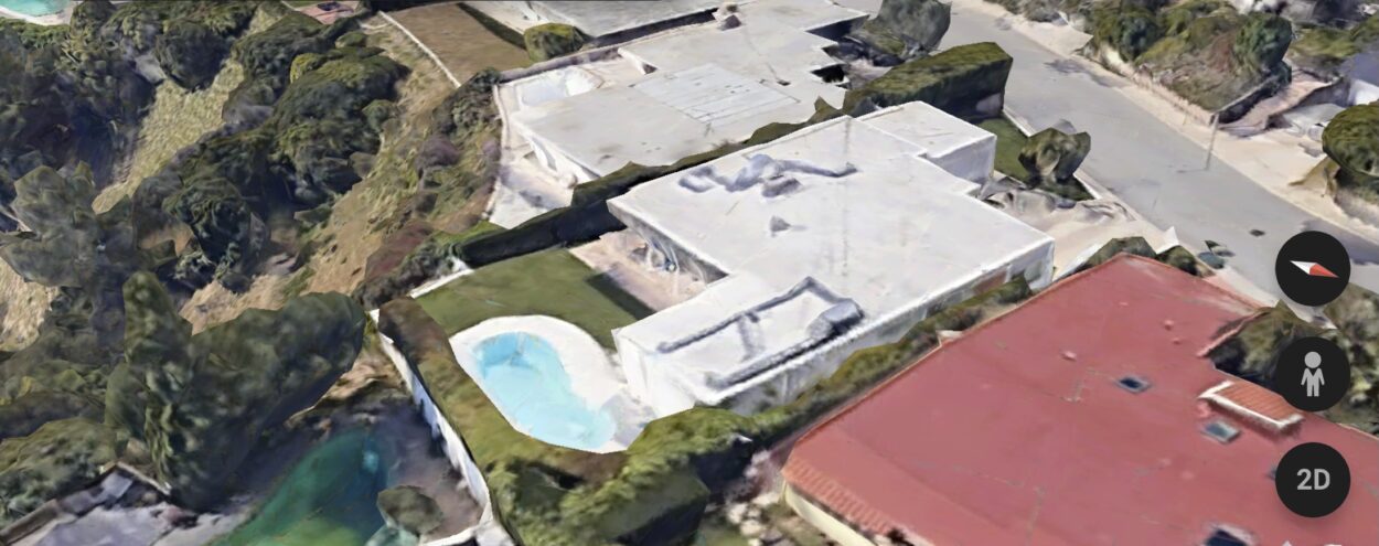 2D view of Nina Hartley's House in California