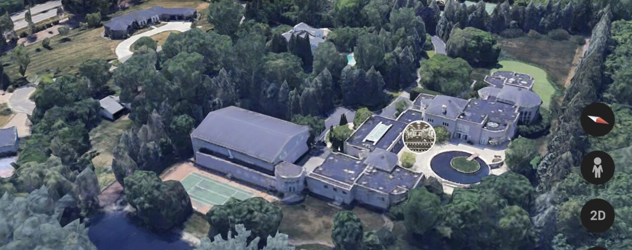 2D view of Michael Jordan house in Chicago