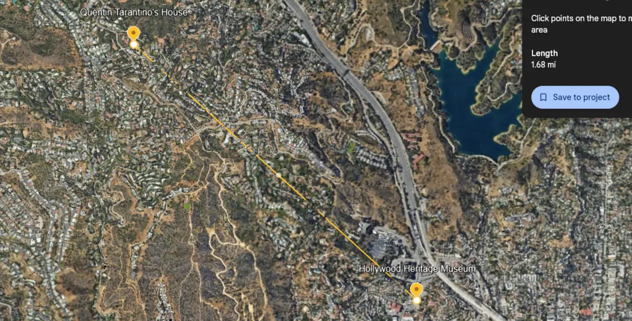Hollywood Heritage Museum via Google Earth