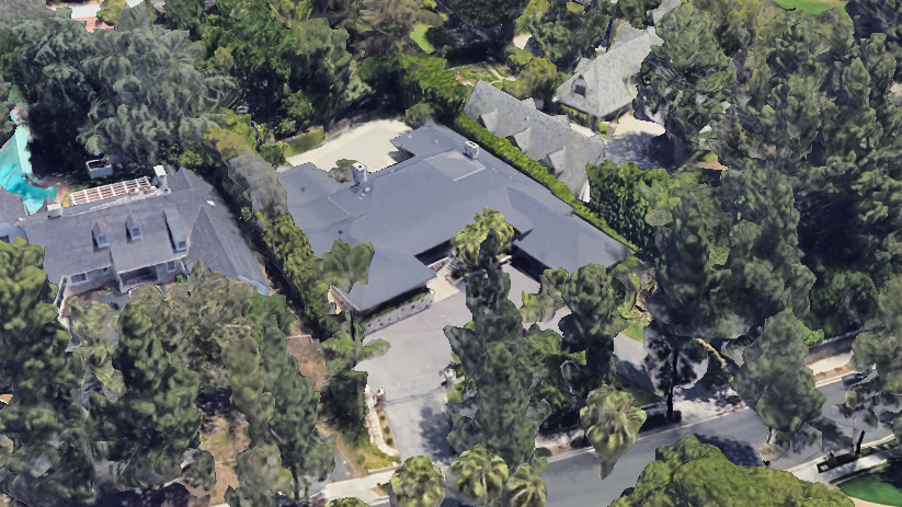 Jeff Bezo's house on Google Earth