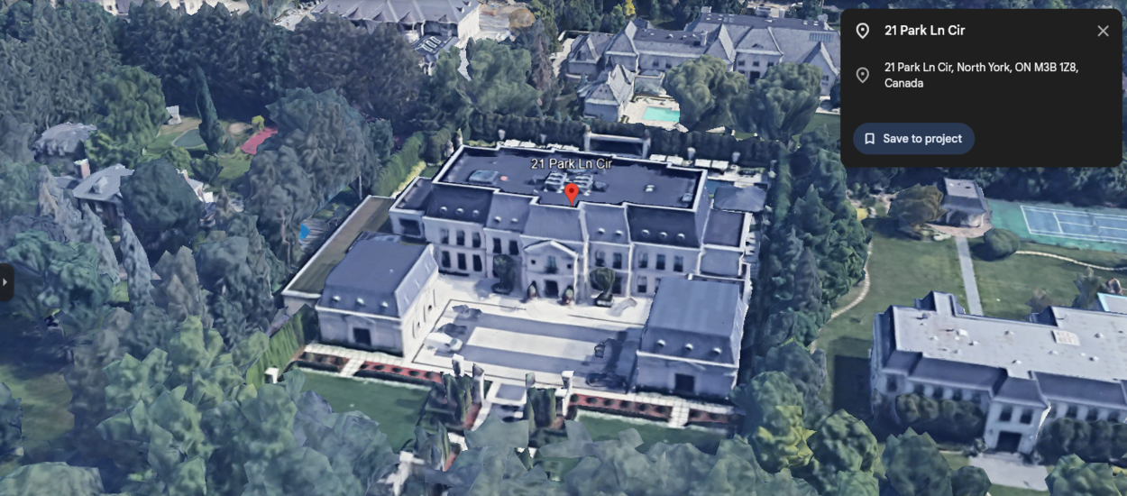 Drake's mansion location