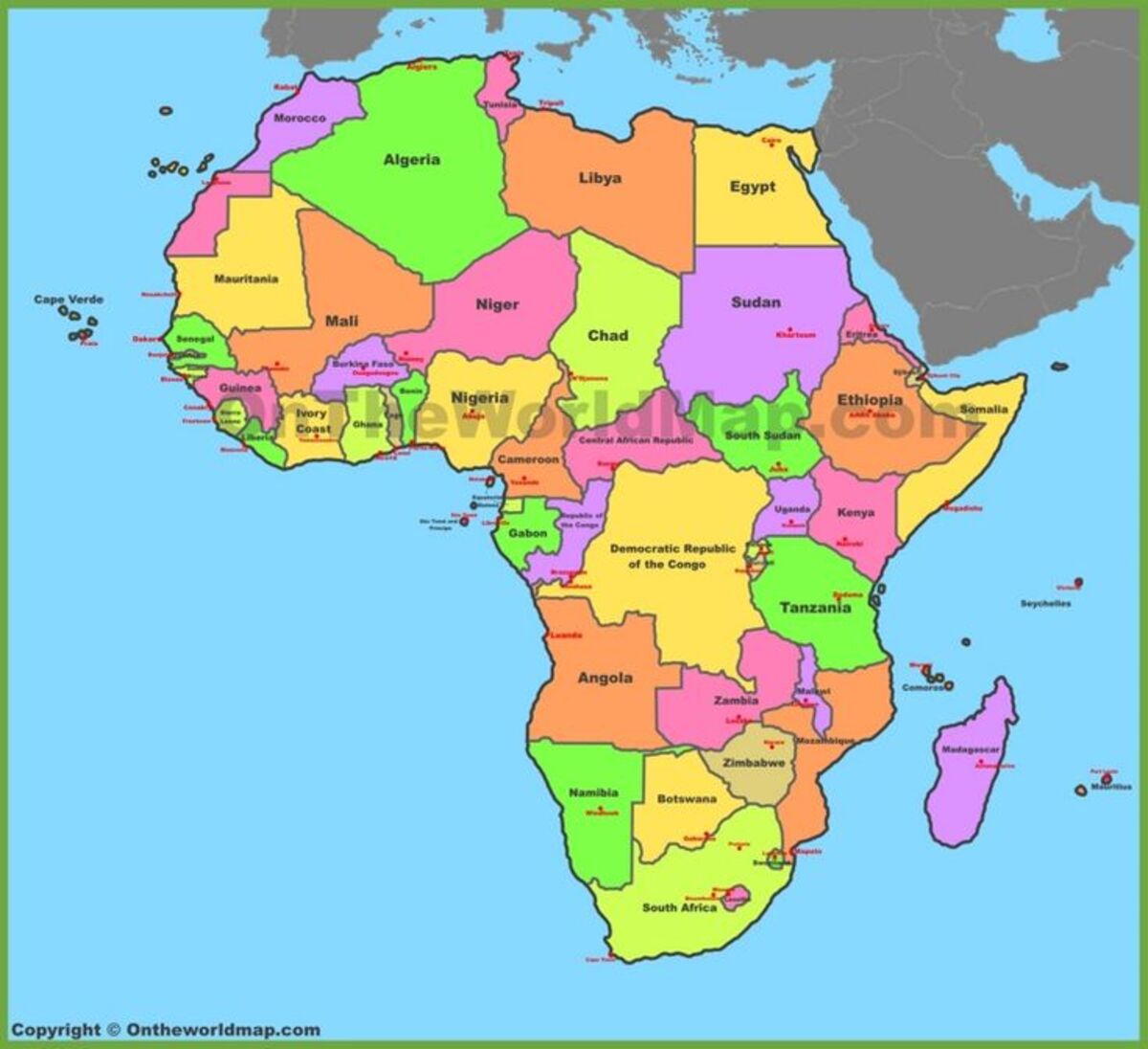 Africa's map