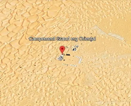 Grand Erg Oriental on Google Earth
