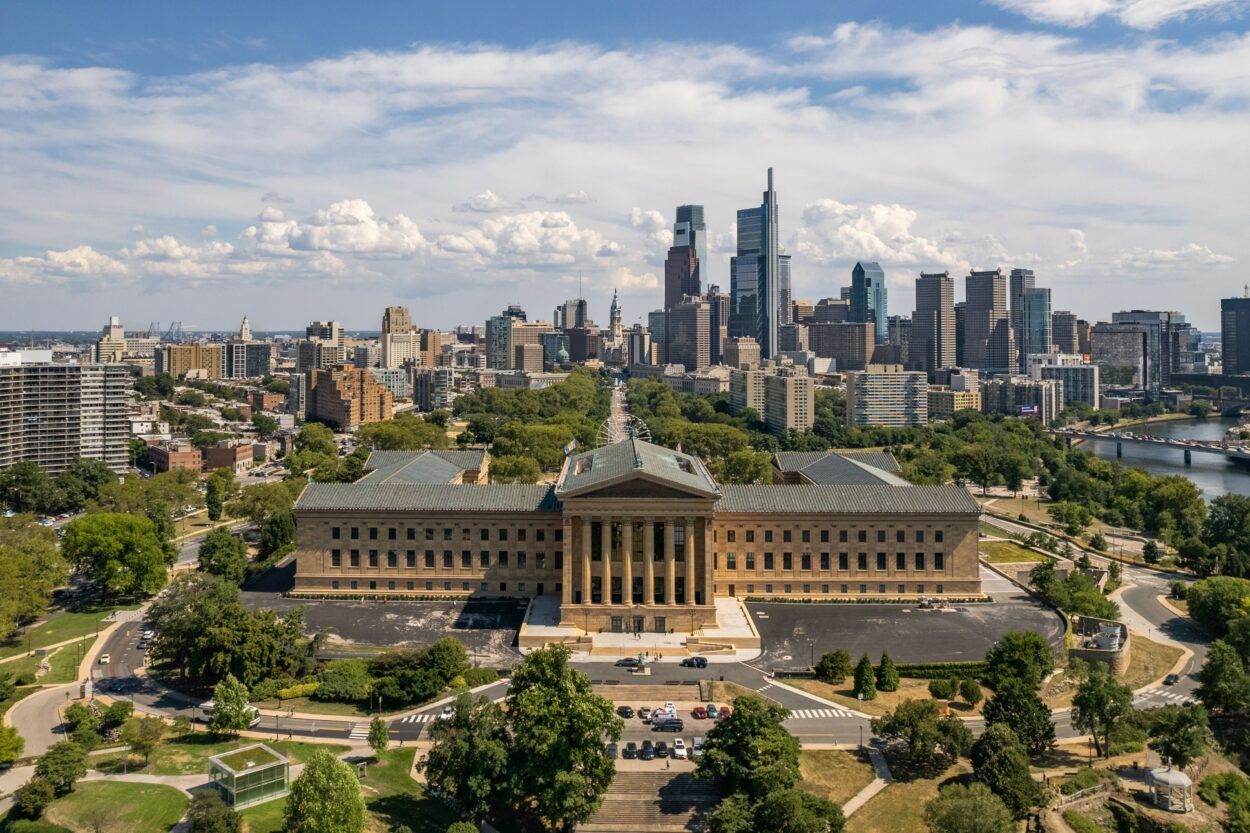 View of Philadelphia Art Museum