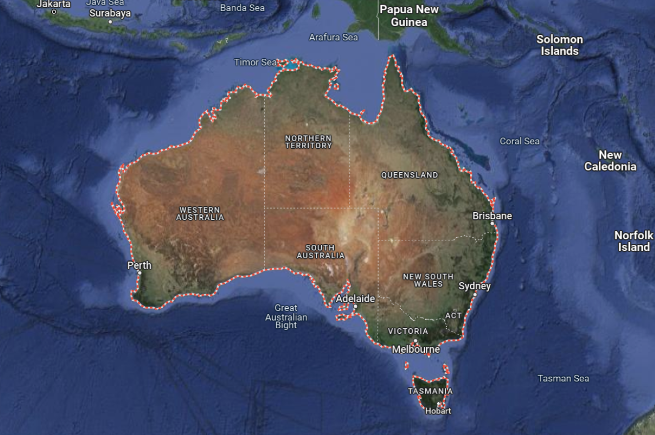 Australian Outback Routes (Explored)