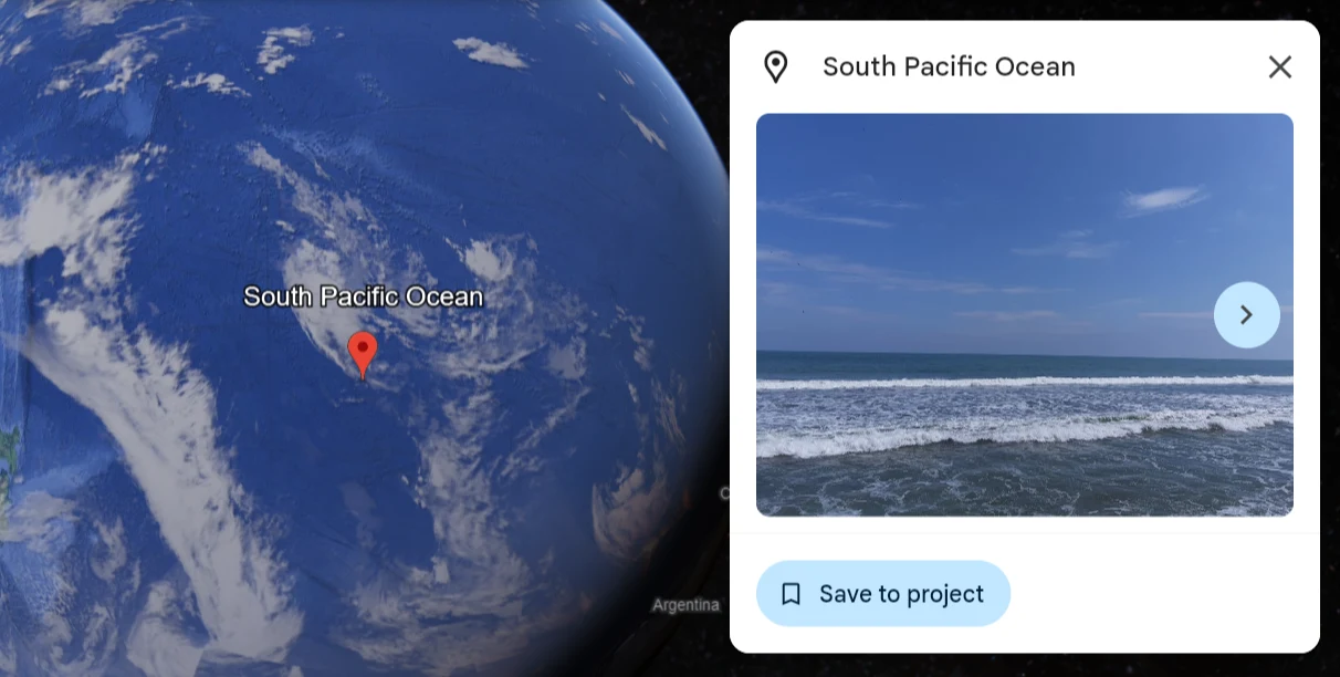 South Pacific Ocean